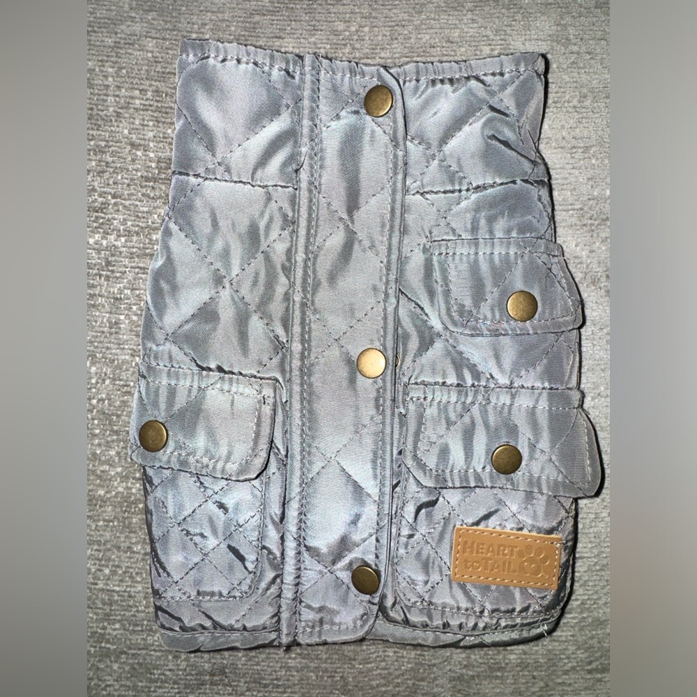 Heart to Tail zippered puffy dog coat
